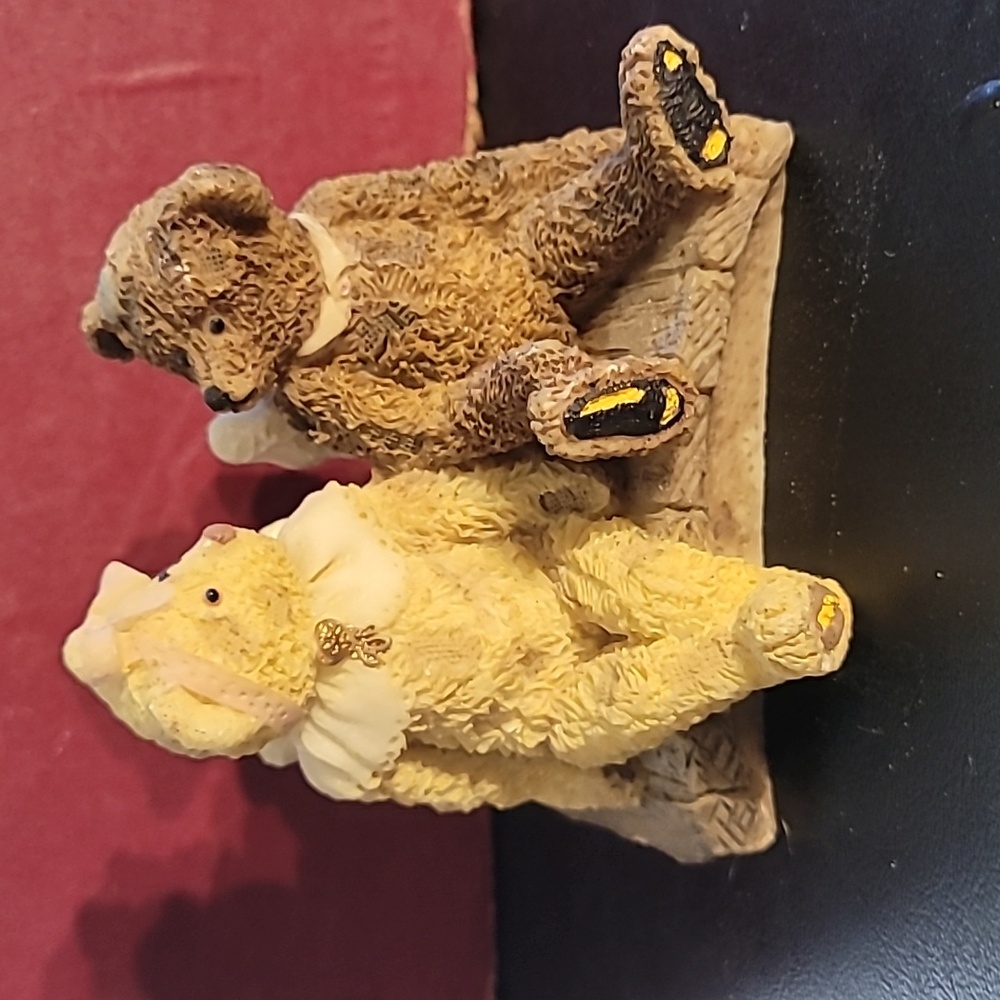 Vintage Teddy Angels Tilli & Murray "Friendship is a Bridge Between Hearts"